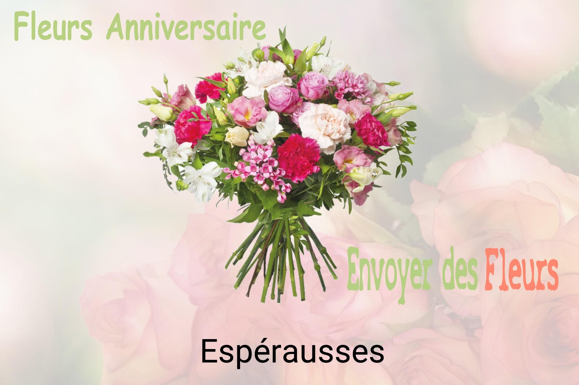 Bouquet de fleurs d’anniversaire livré à Espérausses