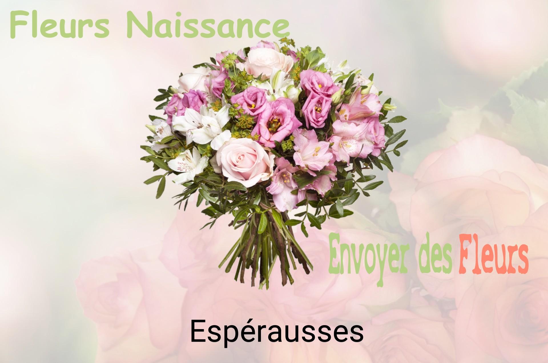 Bouquet de fleurs de naissance livré à Espérausses